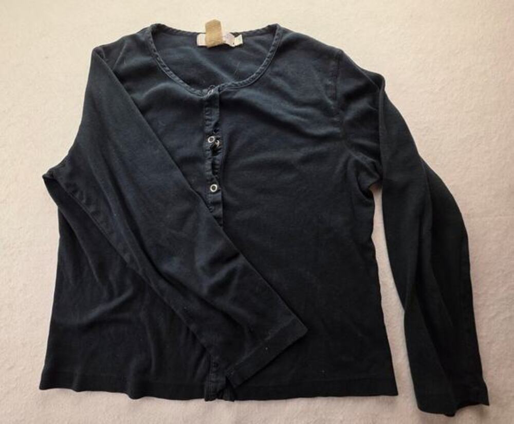 Fresh Produce Black Button Down Cardigan Size Small